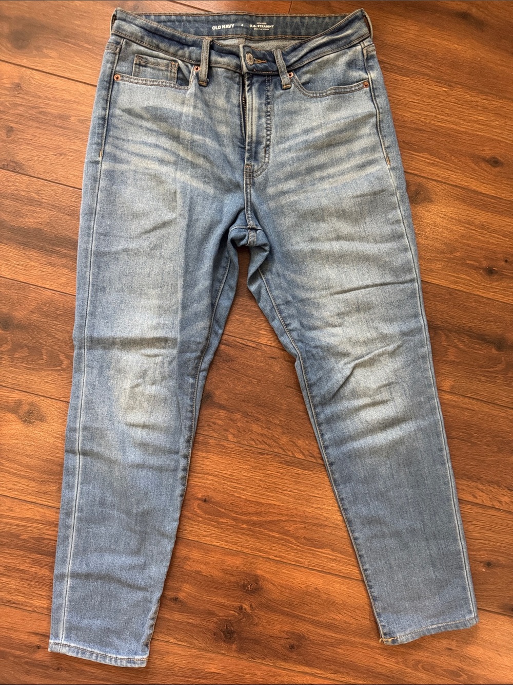 Old Navy Women’s High-Rise OG Straight Jeans Size 4